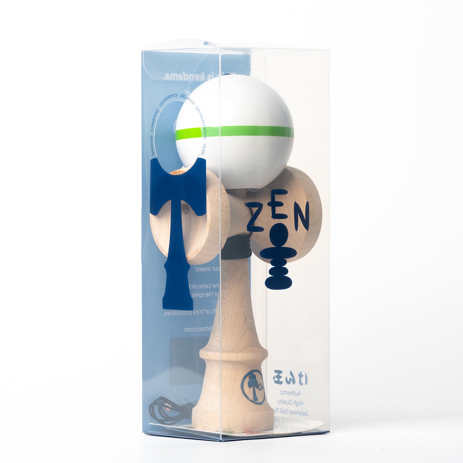Kendama Co Green Stripe Zen Box.